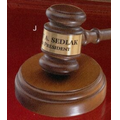 Solid Walnut Gavel